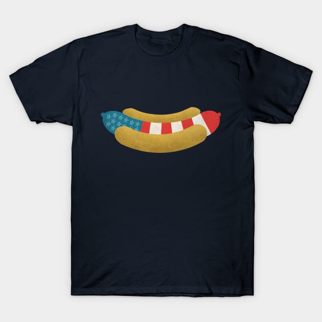 American Hot Dog T-Shirt by rmcbuckeye